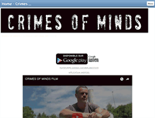 Tablet Screenshot of crimesofminds.com